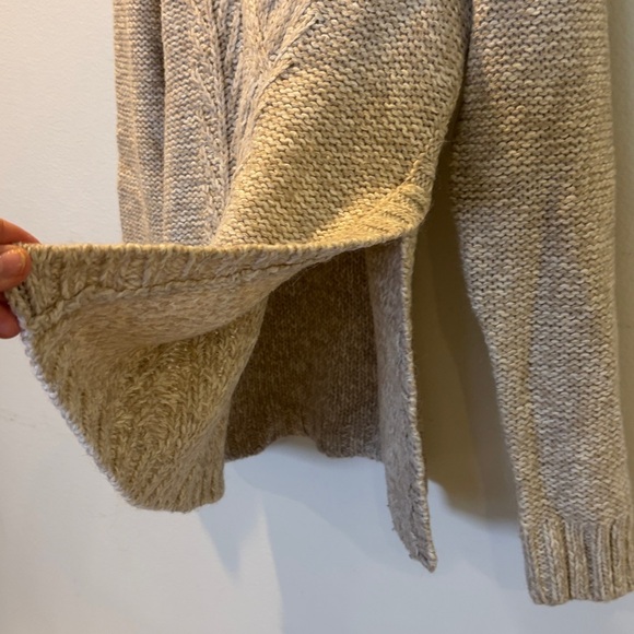 Madewell size M sweater Firelight Marled Pullover Marled Flax  EUC - Picture 7 of 7